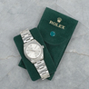 Rolex Air-King 34 Argento Oyster 5500 Silver Lining 